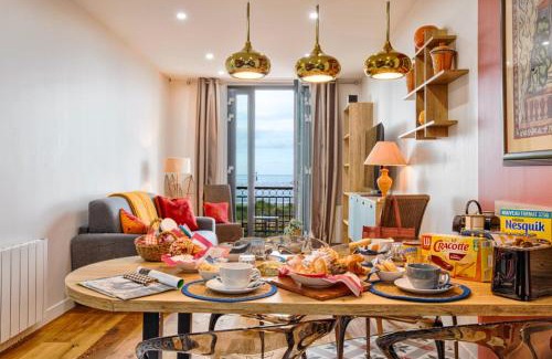 Houlgate Apartment | "Le 139" FRONT DE MER - Grand appartement contemporain 2 à 6 personnes - 1er étage