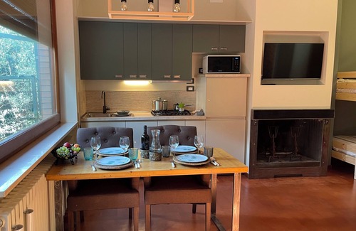 Perugia Apartment | LE BALZE Studio apartment (for 2+2 children) in villa with pool just outside Perugia