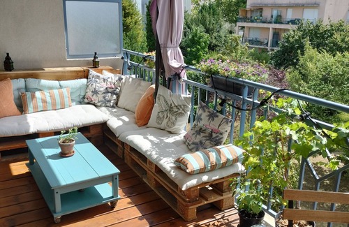 Yves Farge - Le Fleuve Apartment | Le Botanica - Balcon - 2 chambres - proche quai du Rhone
