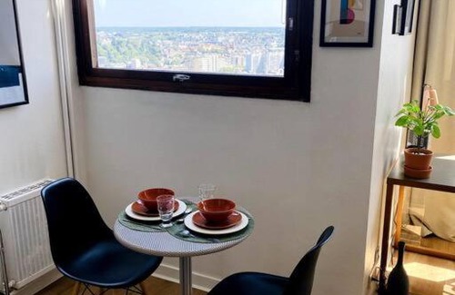 Colombier - Champ de Mars Apartment | Le Cassiopée - Vue incroyable surplombant Rennes