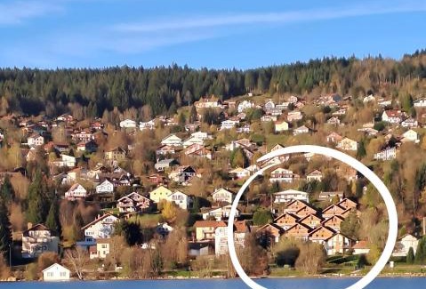 Gerardmer Apartment | Le Cocon du Lac, terrasse, vue lac
