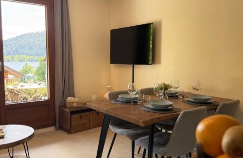 Gerardmer Apartment | Le Cocon du Lac, terrasse, vue lac