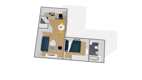 Saint-Helier Apartment | Le Fatsia - Rennes Gare T2