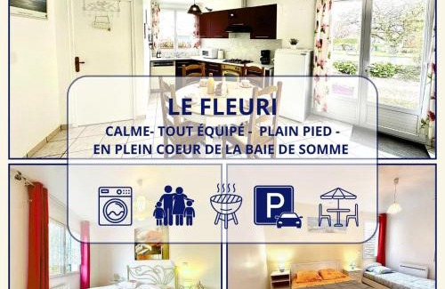 Noyelles-sur-Mer Apartment | Le Fleuri-Plain-pied-St Valery & Le Crotoy à 10min