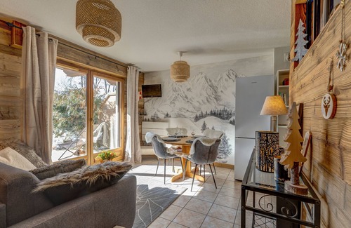 Flumet Apartment | Le Flocon de Neige - Appt cosy avec terrasse