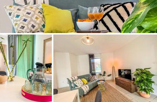 Malause Apartment | Le Gite 1 - Appartement T2 de 53m2, idéal pro ou couples, coeur de ville et proche GOLFECH