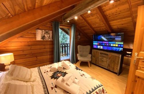 La Bresse Ski Chalet | LE GRIZZLY Chalet en bois avec SPA Jacuzzi
