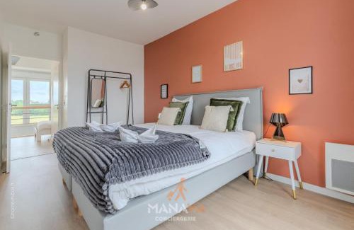 Coupvray Apartment | Le Hiva Oa , 5 pers, duplex 5min Disneyland Paris