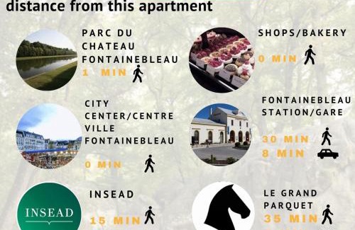 Fontainebleau Apartment | Le jardin des Hautes Presles Le carrousel City