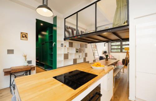Saint-Denis Apartment | le Loft du Stade - 6 chambres - terrasse - arcade
