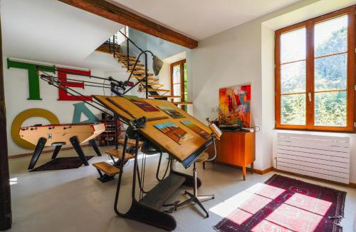 Labouheyre House | Le Loft - grand écran - piscine - baby foot -