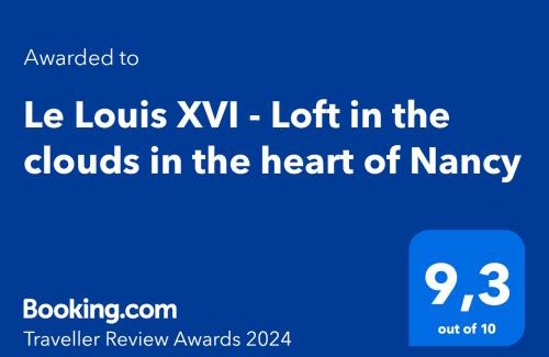 Poincare - Foch - Anatole France - Croix de Bourgogne Apartment | Le Louis XVI - Loft in the clouds in the heart of Nancy