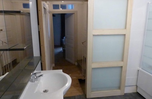 Rochefort-Montagne House | Le Lys holiday home, private courtyard and sauna.