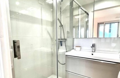 Plaine de la Brague Condo | Le Mimosa : 1 bedroom apartment with terrasse, pool, AC, parking spot