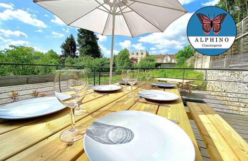 Limoges Apartment | Le Monet, spacieux avec terrasse privée