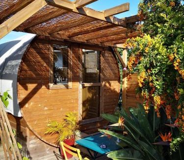 Montvert-les Bas Ski Chalet | Le Myranoa, bungalow/tonneau