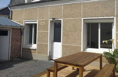 Fecamp House | Le Nid Colas", south courtyard/bicycles available