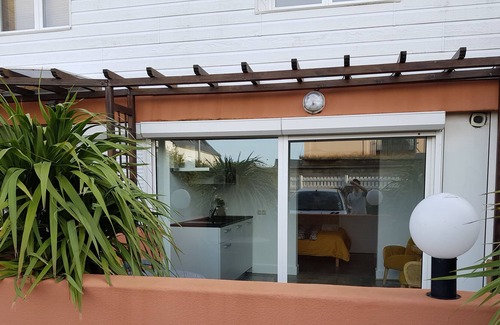 Donville-les-Bains Apartment | Le p'tit gousset renovated cocoon 100m from the sea.