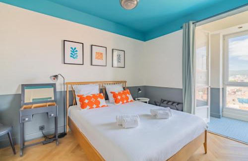 Hotel-de-Ville Apartment | Le Skyline - Apt climatisé avec terrasse Marseille