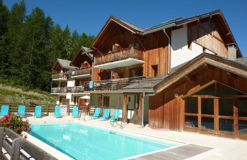 Les Orres House | Le Soleil des Orres - maison pied des pistes - piscine, sauna et hammam