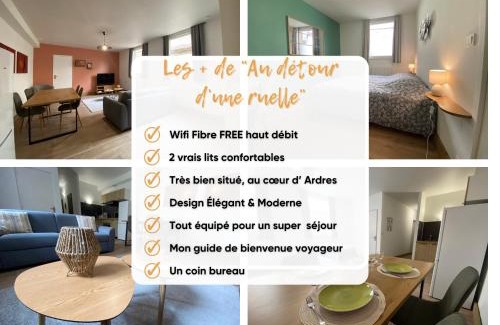 Ardres Apartment | Le Terracotta - cosy, centre ville, fibre