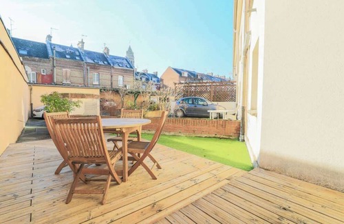 Amiens Apartment | Le Verdun - Terrasse, Parking, Gare