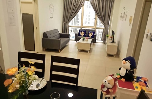 Medini Apartment | Legoland-5min walk @ Afiniti Residency Stay with Kids family friendly 1-8Pax