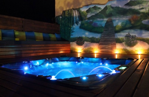 Saint-Joseph House | Les 3 Soleils furnished with tourism 4 * jacuzzi and swimming pool