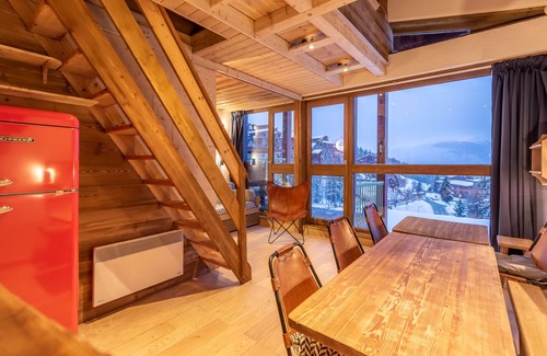 Arc-1800 Apartment | Les Arcs 1800: Large Tournavelles duplex at the foot of the slopes and Golf,