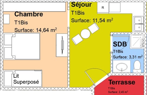 Cayenne Apartment | Les Gentilhommieres