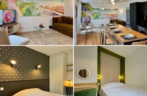 Quimper Apartment | Les Jardins du Théâtre - Élégance, Bois & Design