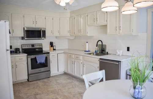 West Harwich House | Light and bright two bedroom home in Harwich featuring central air!