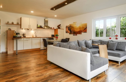 Sigmarszell Apartment | Light-flooded Holiday Apartment Fritsche with Terrace, Pool, Garden & Wi-Fi