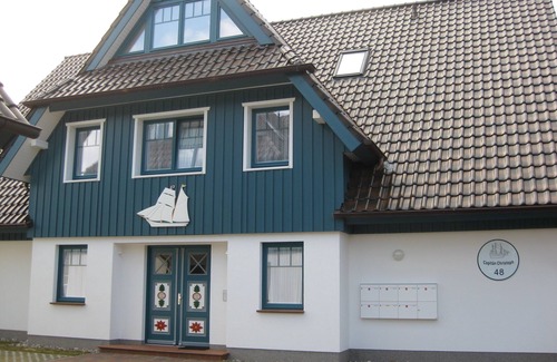 Ostseebad Prerow Apartment | Light-flooded oasis in the Capitän Christoph: 48 sqm, 2 rooms, unobstructed view