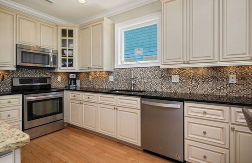 Yaupon Beach House | Lighthouse: Oceanfront with Pool and Elevator Near Fishing Pier