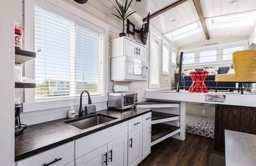 Apple Valley Apartment | Lil' Blue Oasis Tiny Home