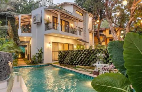 Assagao Villa | Lime Tree 4 BHK Villa with Private Pool Anjuna Beach Goa