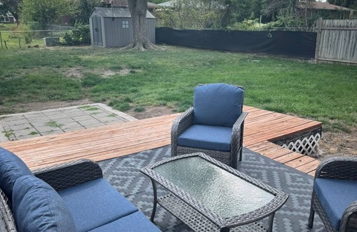 Lincoln House | Lincoln Getaway: 3BR/3BA Home + Arcade & Backyard