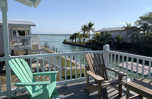 Placida Cabin | Little Gasparilla Island: WATERFRONT Cabin, Boat dock at door!