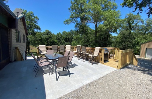 Scheller House | Little Muddy Hideout: 3-bedroom tri-level house secluded on 10 acres in country.