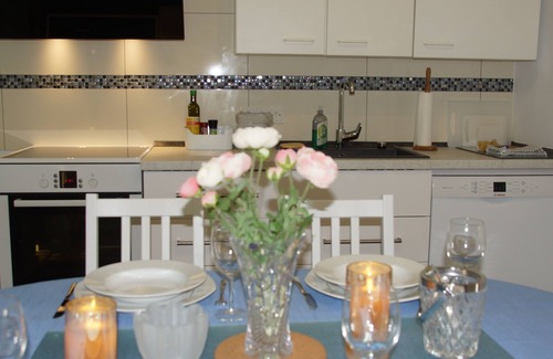 Boppard Apartment | Little Rhine View Château (UG): Apartment at the largest Rhine bend in Boppard.