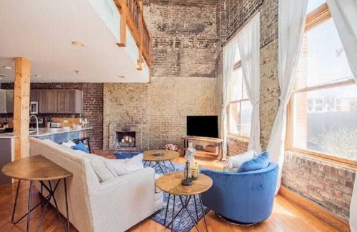 Old City Condo | Lively Downtown Loft~Pet Friendly~2 Queen Beds