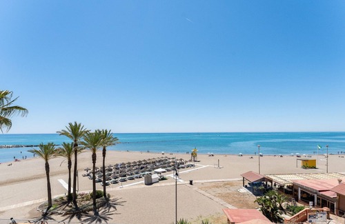 Benalmadena Costa Apartment | Living On The BEACH , First Line + Big Terrace Best Views