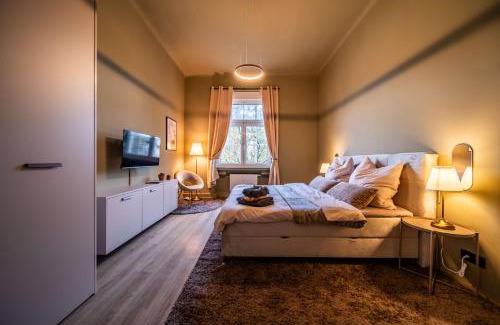 Sued Apartment | LLR Design Apartment - Emerald Green im Zentrum von Koblenz
