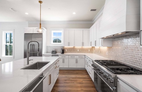 San Juan House | Loaded Designer Home with Gulf Views, One Minute to the Beach, Private Pool