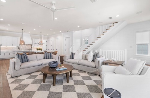 Seawalk Circle House | Loaded Designer Home with Gulf Views, One Minute to the Beach, Heated Private Po