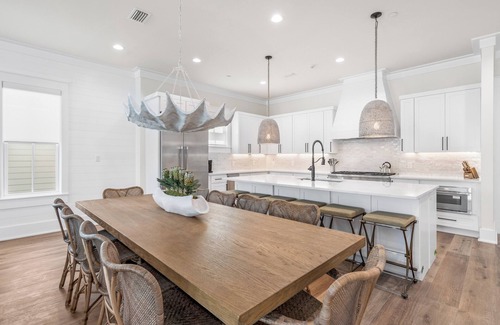 Seawalk Circle House | Loaded Designer Home with Gulf Views, One Minute to the Beach, Heated Private Po