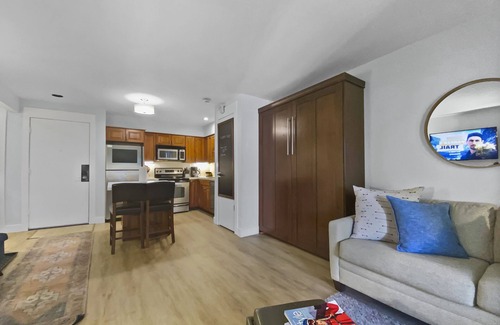 North Park City Apartment | Local's Favorite Ski-In Ski-Out Snowflower Studio with Pool, Hot Tub, and Gym!17