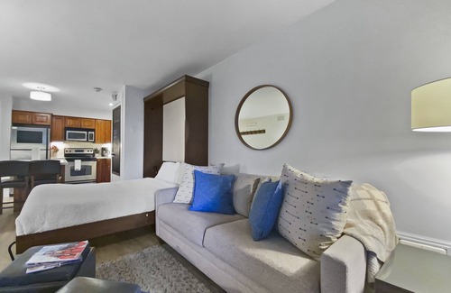 North Park City Apartment | Local's Favorite Ski-In Ski-Out Snowflower Studio with Pool, Hot Tub, and Gym!17