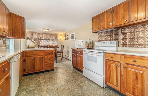 Ludington Apartment | Located 1 block from Ludington Beach